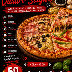 Pizza Quattro Stagioni 32cm