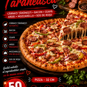 Pizza Taraneasca 32cm