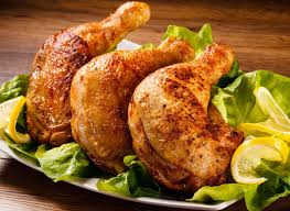 Pulpa de pui cu os la cuptor