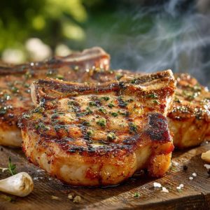 Cotlet de porc la grătar