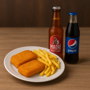 Combo Cașcaval Pane+pepsi/MADRI BERE 330ML