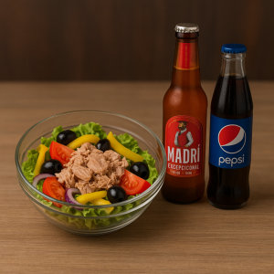 Combo Salata cu ton+pepsi/MADRI BERE 330ML