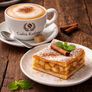 Espresso scurt/lung + Placinta cu mere