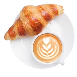 Cappuccino+ Croissant cu Unt 50gr