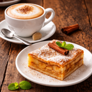 Cappuccino+ Placinta cu mere