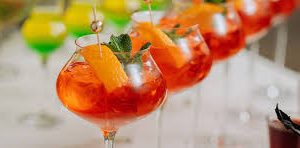 Cocktail Prosecco Martini Rosso