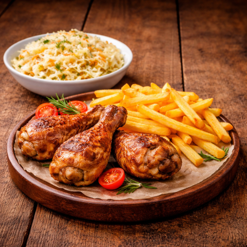 Copanele La Cuptor cu Cartofi si Salata Varza 400Gr