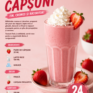 Milkshake de Capsuni 250 ml