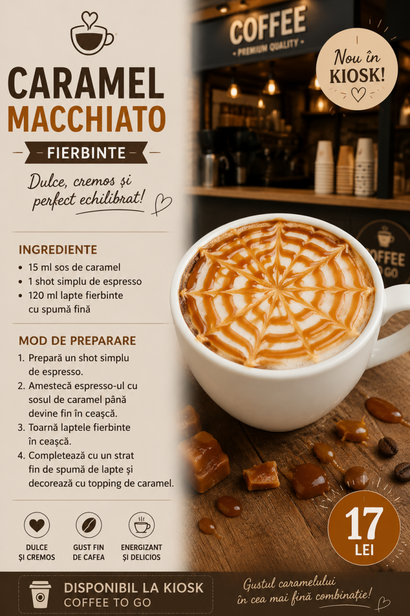Caramel Macchiato (Fierbinte) 200 ml